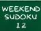 Gêm Sudoku Penwythnos 12 ar-lein