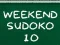 Gêm Sudoku Penwythnos 10 ar-lein