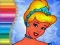 Gêm Llyfr lliwio i Cinderella ar-lein