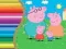 Gêm Llyfr lliwio ar gyfer Peppa Pig ar-lein