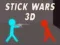 Gêm Rhyfeloedd Stic 3D ar-lein