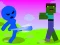 Gêm Ffoi'r Stickman Zombie ar-lein
