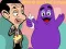 Gêm Pan mae Mr Bean yn cyfarfod â Grimace ar-lein