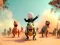 Gêm Stickman: Arena Dinosors ar-lein