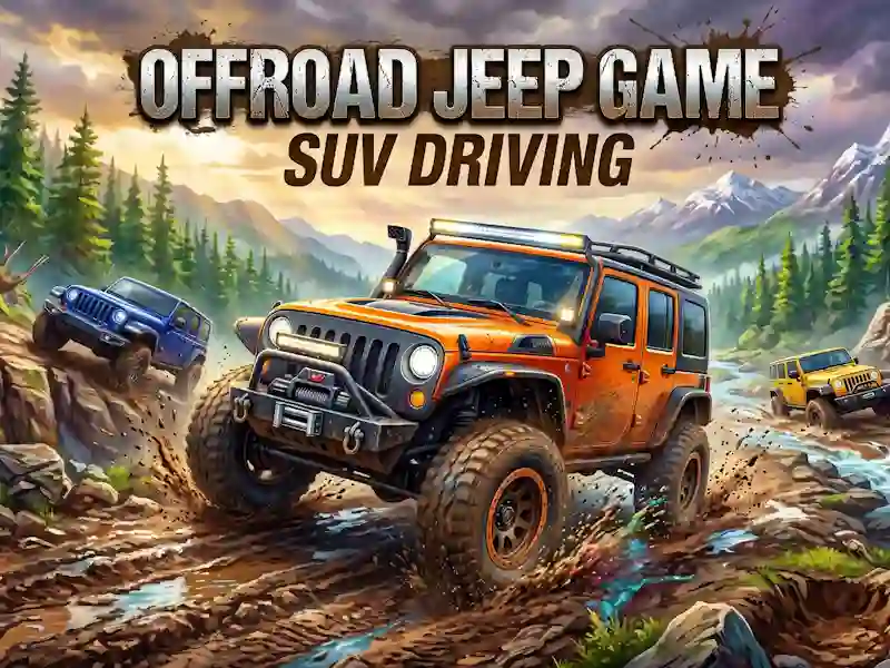 Gêm Offroad Jeep Game SUV Driving ar-lein