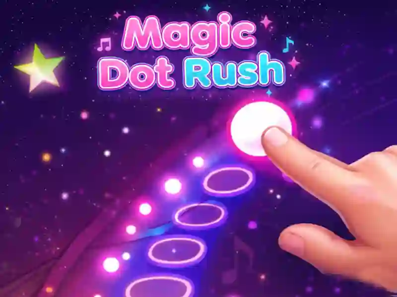 Gêm Magic Dot Rush ar-lein