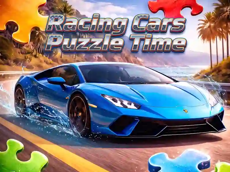 Gêm Racing Cars Puzzle Time ar-lein