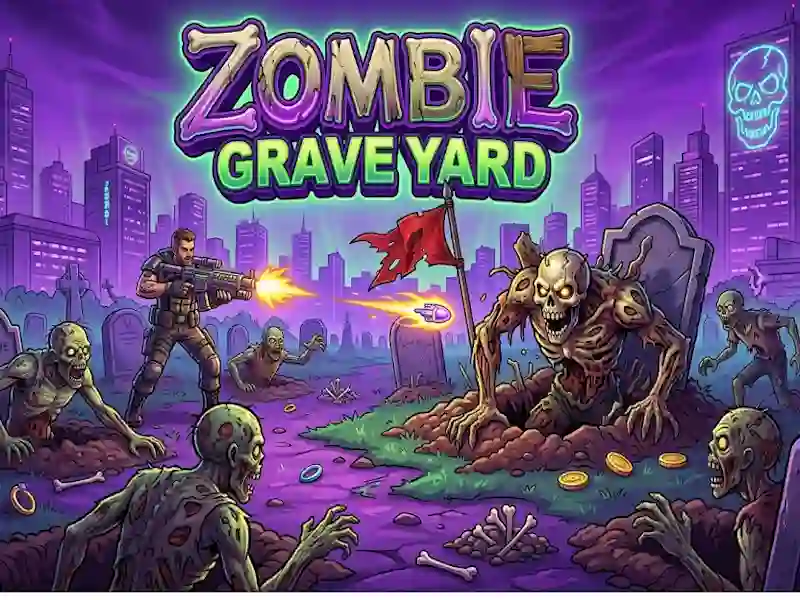 Gêm Zombie Grave Yard ar-lein