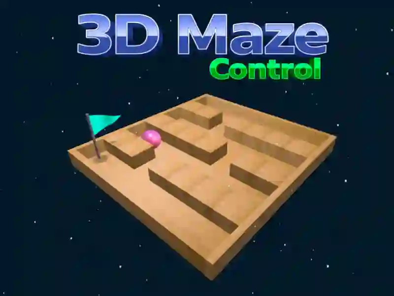 Gêm 3D Maze Control ar-lein