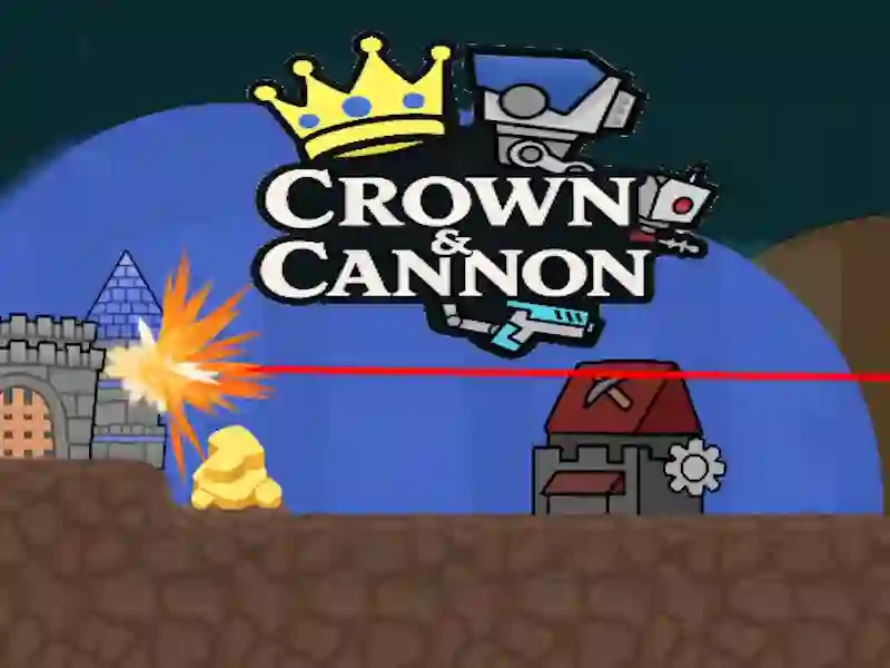 Gêm Cannon y Goron ar-lein