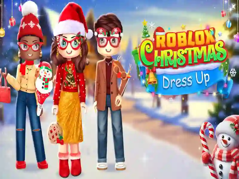 Gêm Dressup Nadolig Roblox ar-lein