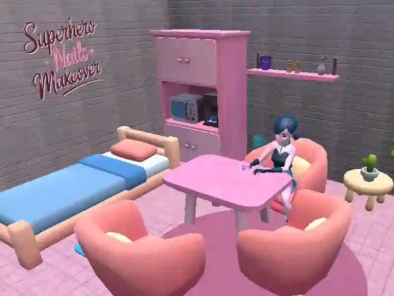 Gêm Gweddnewidiad Ewinedd Archarwr ar-lein