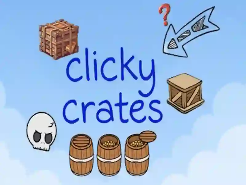 Gêm Cratiau Clicky ar-lein