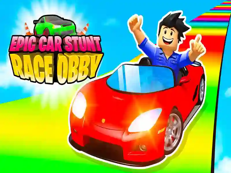 Gêm Ras Stunt Car Epic Obby ar-lein
