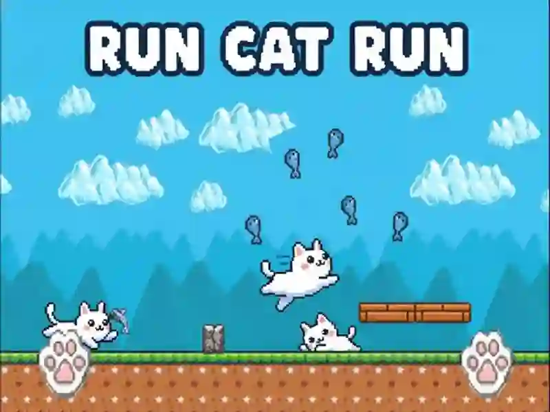 Gêm Rhedeg Cat Run ar-lein