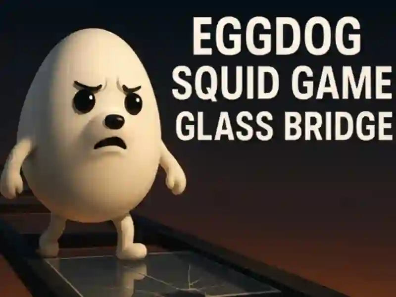 Gêm Pont wydr gêm sgwid eggdog ar-lein