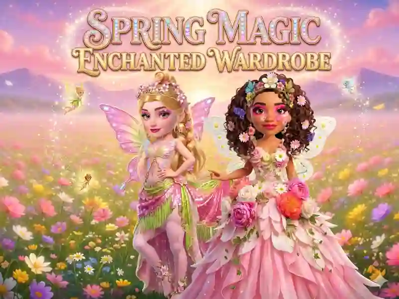 Gêm Spring Magic Enchanted Wardrobe ar-lein