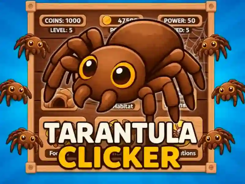 Gêm Cliciwr Tarantwla ar-lein