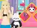 Gêm Gwallt Panda ar-lein Gêm Gwallt Panda ar-lein