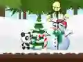 GĂȘm Rhediad Panda Nadolig ar-lein GĂȘm Rhediad Panda Nadolig ar-lein