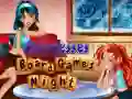 Gêm Noson Gemau Bwrdd y Prinsesau ar-lein Gêm Noson Gemau Bwrdd y Prinsesau ar-lein
