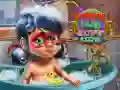 Gêm Gofal Ladi Bug ar gyfer Babby Shower ar-lein