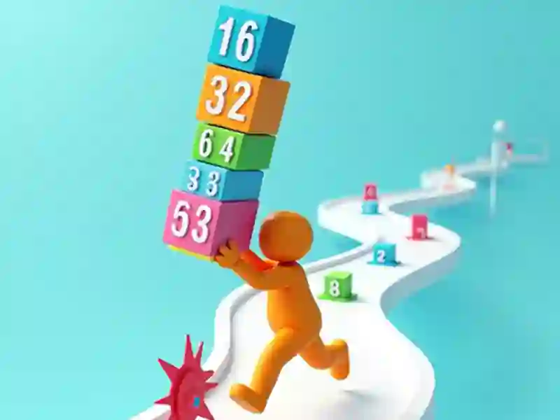 Gêm Pentwr ciwb 2048 ar-lein