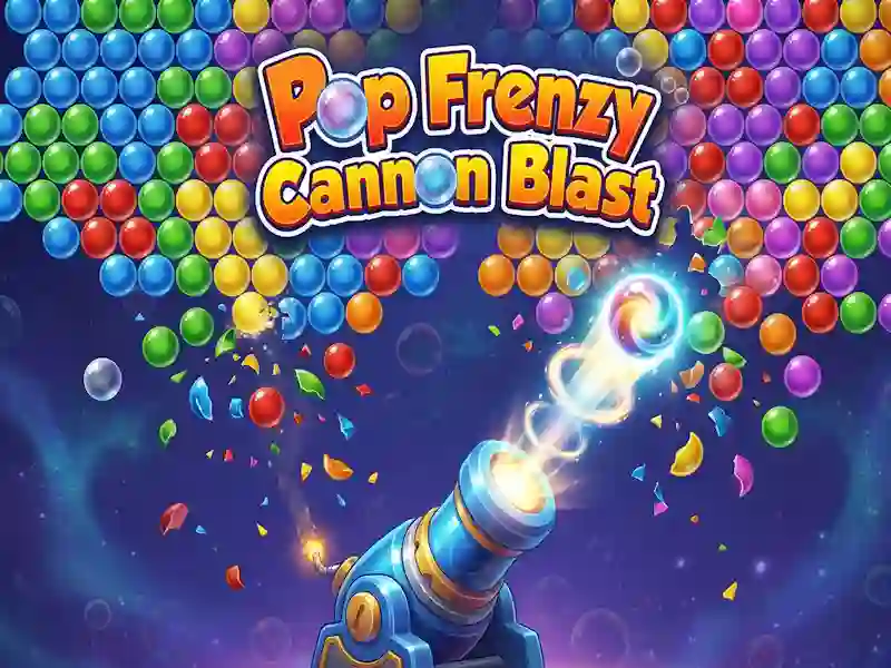 Gêm Pop Frenzy Cannon Blast ar-lein