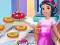 Gêm Siopau Donuts y Frenhines ar-lein