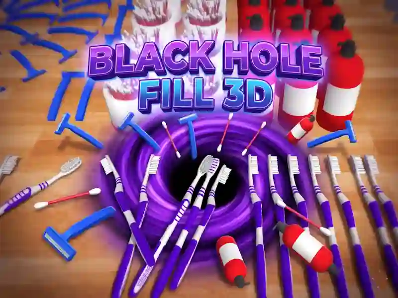 Gêm Black Hole Fill 3D ar-lein