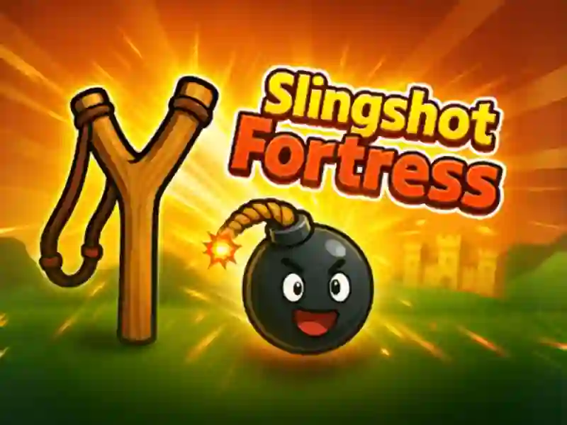 Gêm Slingshot Fortress ar-lein