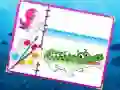 Gêm Llyfr lliwio creaduriau môr ar-lein Gêm Llyfr lliwio creaduriau môr ar-lein