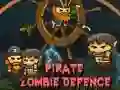 Gêm Amddiffyn Zombie Pirat ar-lein Gêm Amddiffyn Zombie Pirat ar-lein