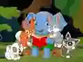 Gêm Cofio Anifeiliaid Cute ar-lein