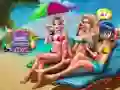 Gêm Paratoi Traeth Pwpwl Arian ar-lein