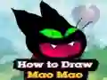 Gêm Sut i Ddarlunio Mao Mao ar-lein Gêm Sut i Ddarlunio Mao Mao ar-lein