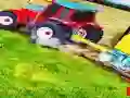GĂȘm Tractor Pwysig yn Tynnu Tren ar-lein GĂȘm Tractor Pwysig yn Tynnu Tren ar-lein