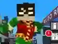 Gêm Teen Titans Go: Minecraft Rhedwr Tinedd 3D ar-lein
