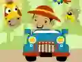 Gêm Gwahaniaethau yn Y Ride Safari ar-lein Gêm Gwahaniaethau yn Y Ride Safari ar-lein