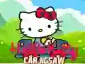 Gêm Puzzle Car Hello Kitty ar-lein Gêm Puzzle Car Hello Kitty ar-lein