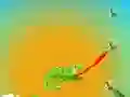GĂȘm Mae'r cameleon yn eisiau bwyta ar-lein GĂȘm Mae'r cameleon yn eisiau bwyta ar-lein