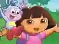Gêm Puzzle Dora yr Ymholiwr ar-lein