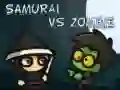 Gêm Samurai yn erbyn Zombie ar-lein