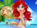 Gêm Cynllunydd Priodas Neon Mermaiden ar-lein
