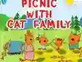 Gêm Picnic gyda'r teulu cath ar-lein Gêm Picnic gyda'r teulu cath ar-lein