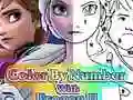 Gêm Lliwiau Trwy Rif gyda Frozen II ar-lein Gêm Lliwiau Trwy Rif gyda Frozen II ar-lein
