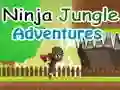 Gêm Anturiaethau Ninja yn y Jwnga ar-lein Gêm Anturiaethau Ninja yn y Jwnga ar-lein