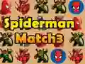Gêm Spiderman Match3 ar-lein
