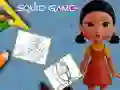 Gêm Llyfr lliwio Gêm Squid ar-lein Gêm Llyfr lliwio Gêm Squid ar-lein