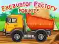 Gêm Ffatri Excavator i Blant ar-lein